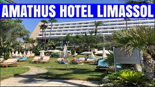 🔴 AMATHUS HOTEL LIMASSOL CYPRUS  MORNING WALKING TOUR [upl. by Stronski]