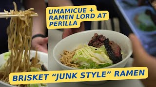 Umamicue  Ramen Lord Junk Style Ramen Collab at Perilla with LeRoy and Lewis [upl. by Adnuahs]