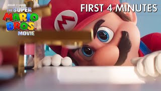 The Super Mario Bros Movie  “First 4 Minutes”  Exclusive Sneak Peek [upl. by Fernanda561]