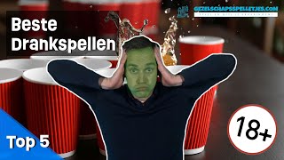 De leukste drankspellen  Top 5  18 [upl. by Nauqet]