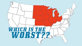 The Midwest States Ranked From Worst To Best [upl. by Lenehc]