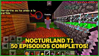 TODO NOCTURLAND T1 COMPLETA  HEROBRINE  TROLLEOS y MÁS  MARATÓN [upl. by Garratt]