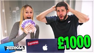 I Gave My Girlfriend £1000 To Spend In 10 Minutes [upl. by Chrystel]