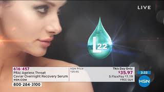 PRAI Ageless Throat Caviar Overnight Recovery Serum [upl. by Carn]