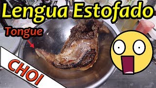 Korean cooks Lengua Estofado Filipino cow tongue dish [upl. by Egidio202]