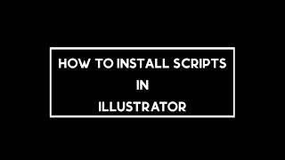 How to install fillinger script in Illustrator  Adobe Illustrator Tutorial [upl. by Messab]