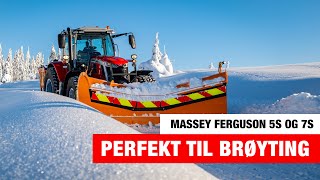 Massey Ferguson 5S og 7S  perfekt til brøyting [upl. by Euqinorev]