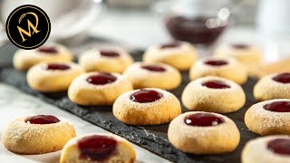 Das einfachste Engelsaugen Husarenkrapfen Rezept  Beste Weihnachtskekse selber backen [upl. by Eed654]