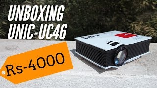 Unboxing Unic Uc 46 Led ProjectorRs4000Best Budget Projector EverAmazon Shopping [upl. by Yniatirb]