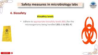 Biosafety  Safety measures in microbiology labs biosafety laboratory microbiology [upl. by Tterag]