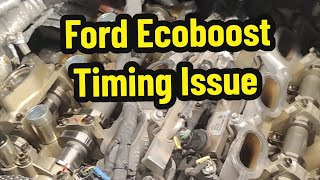 Ford Ecoboost Timing Issue ford ecoboost timing expedition f150 explorer turbo fordf150 [upl. by Geri]