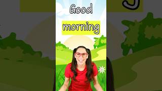 Sing the song Good Morning Songs for kids children and toddlers shorts nurseryrhymes singalong [upl. by Ytirahs351]