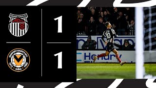 Grimsby Town v Newport County highlights [upl. by Wsan]