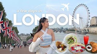 london diaries 🇬🇧✨🎡  travel vlog ✈️ best things to do places to eat london cafes☕️ [upl. by Samled176]