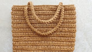 Kâğıt İpten Su yolu Model Çanta Yapımı çantamodelleri çantayapımı kağıtip bag crochetbag [upl. by O'Doneven]