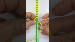 Homemade bracelet idea  How to make yarn bracelet bracelet tutorial diy homemade [upl. by Dnumde]