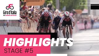 Giro dItalia 2024  Stage 5 Highlights [upl. by Dhu]