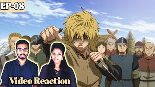 Vinland Saga EP08 Reaction 🔥  Tamil Couple Reaction [upl. by Erehs]