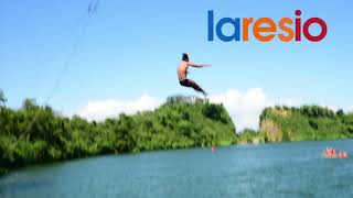 32Ft Cliff Diving Pro Divers at Laresio Lakeside Resort and Spa [upl. by Eisseb]