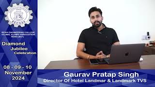 Message by Gaurav Pratap Singh  Director of Hotel Landmark [upl. by Yahs133]