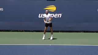 US Open 2023 Practice Grigor Dimitrov  Lorenzo Musetti [upl. by Brandwein228]