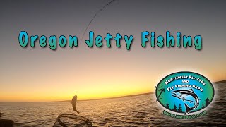 Oregon Salt Water Jetty Fly Fishing [upl. by Limann]