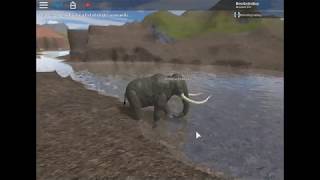 Roblox Cenozoic Survival Columbian Mammoth Test [upl. by Ewen]