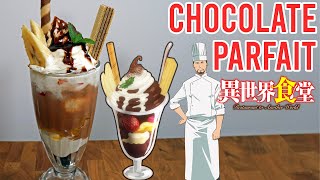 LAYERED PERFECTION  How to make Chocolate Parfait from Isekai Shokudou  Anime Kitchen [upl. by Palmira920]