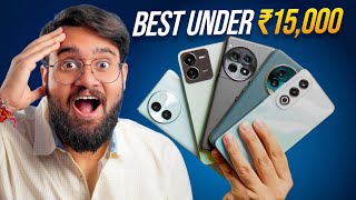 Top 5 Best Mobile Phones Under ₹15000⚡Amazon amp Flipkart Sale 2024  Best Phone Under 15000 😱 [upl. by Ocirema]