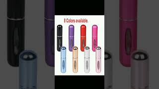 Face Value 5ml Perfume Automizer Spray Bottle for Travel  Mini Perfume Refill Bottle fashion [upl. by Dulla]