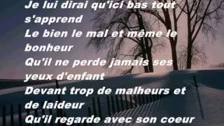 Celine Dion  Je lui dirai  Lyrics [upl. by Eyllib]