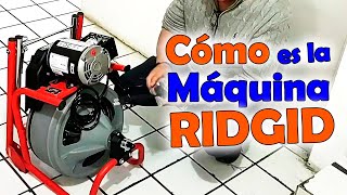 ► MAQUINA para DESTAPAR DRENAJES y CAÑERIAS RIDGID K400 [upl. by Noam]