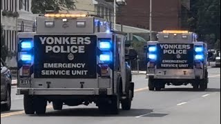 ￼Urgent Response Yonkers PD ESU’s Responding [upl. by Airdnat]