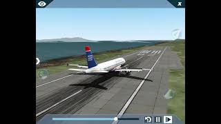 Xplane Mobile A320 Landing at Dipolog [upl. by Norek]