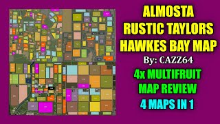 Almosta Rustic Taylors Hawkes Bay Map quotMap Reviewquot Farming Simulator 19 [upl. by Barcroft]