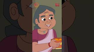 कंजूस पति पत्नी  The Last Ladoo  Hindi Youtube Shorts  Story Time with Sudha Amma [upl. by Dalston]