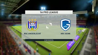 Anderlecht vs Genk  Belgian Pro League 11122020  Fifa 21 [upl. by Gayl]