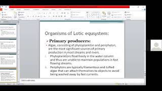 Organisms in lentic and lotic ecosystem [upl. by Elsworth485]