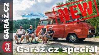 Garážcz 01x11 SPECIÁL Škoda 1203 porazila Mercedes V Marco Polo a VW California [upl. by Atilrac]