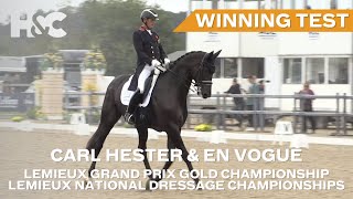 Carl Hester amp En Vogue Win The LeMieux Grand Prix Gold Championship  National Dressage Champs 2023 [upl. by Irehc]