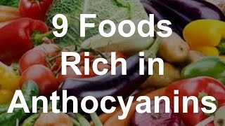 9 Foods Rich in Anthocyanins [upl. by Ahtennek]