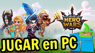 🎮 Cómo JUGAR  Hero Wars  en PC ▶ DESCARGAR e INSTALAR Usitility2 [upl. by Tavy]