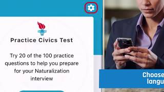 USCIS Civics Test Study Tools App [upl. by Iene]