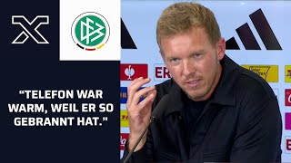 Typisch Sandro Wagner Nagelsmann über das neue TrainerTeam  DFB [upl. by Laefar3]