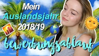 Bewerbungsablauf 🌴  Auslandsjahr 201819 🌇 TravelWorks [upl. by Esinehc]