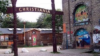 Turismo por el mundo Christiania el barrio libre de Copenhague [upl. by Kuhlman]