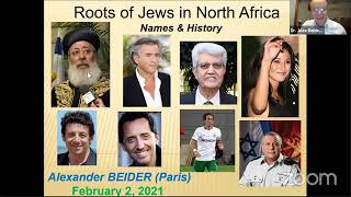 Roots of Jews in North Africa Names and History with Dr Alexander Beider [upl. by Ykcub]