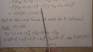 Split Plot Design part 610 Partitioning the Total SS [upl. by Eiramyma]