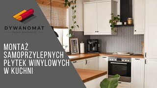 Montaż paneli winylowych w kuchni  Szybki remont kuchni  Dywanomatpl [upl. by Lasyrc]