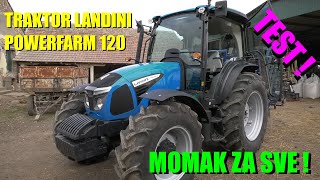 TRAKTOR  LANDINI POWERFARM 120  SUPERTEST  traktor za SVE  PRAVI PERKINS  RANGE POWER SHIFT [upl. by Dami]